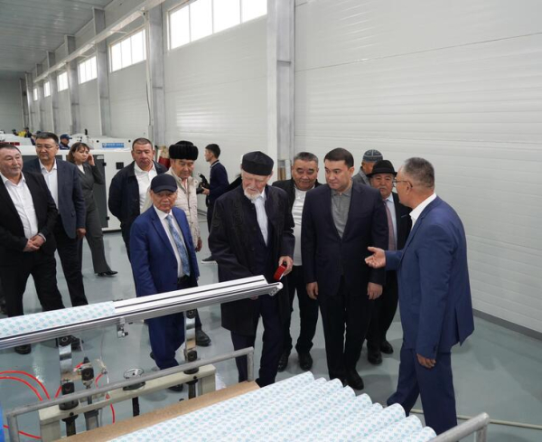 В ТУРКЕСТАНЕ ОТКРЫЛСЯ ЗАВОД ПО ПРОИЗВОДСТВУ ПОЛИЭТИЛЕНОВОЙ УПАКОВКИ И СКОТЧА