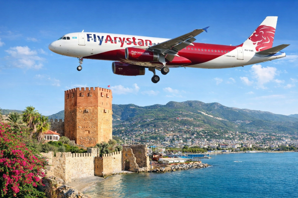 FlyArystan возвращает рейсы в Аланию: прямые вылеты из Астаны и Алматы
