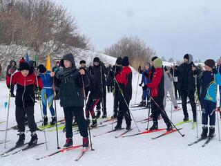 Акмолинцы поддержали участников зимней Олимпиады лыжным забегом Акмолинцы поддержали участников зимней Олимпиады лыжным забегом