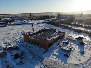 В Зеренде продолжается строительство нового историко-краеведческого музея