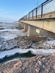 В Жаксынском районе восстанавливают мост