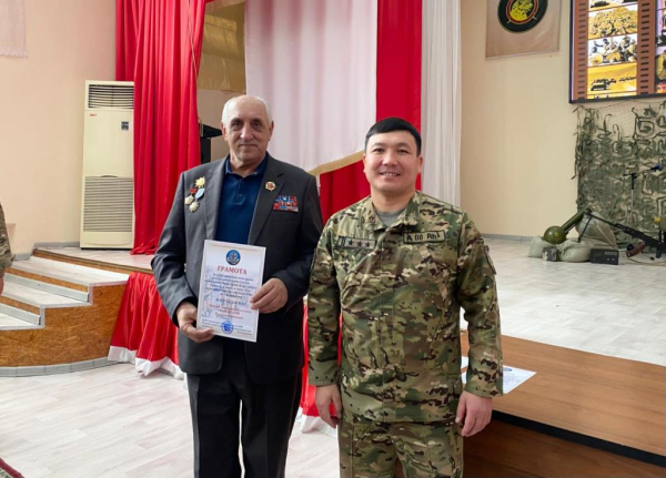 В Шымкенте гвардейцы чествовали ветеранов афганской войны