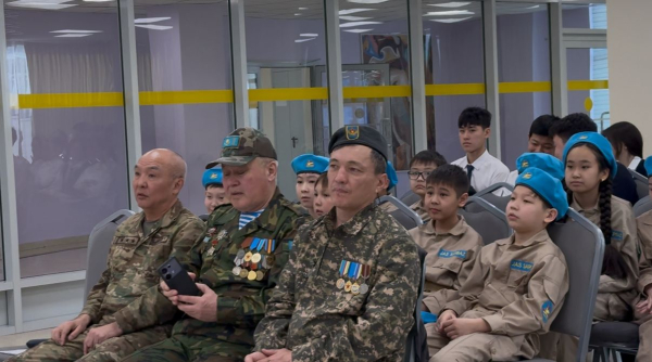 В подшефной школе Национальной гвардии прошел урок мужества