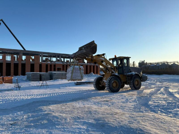 В Зеренде продолжается строительство нового историко-краеведческого музея