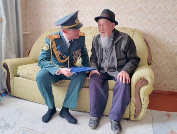 Ветеран Великой Отечественной войны из Жамбылской области встретил 102-й день рождения
