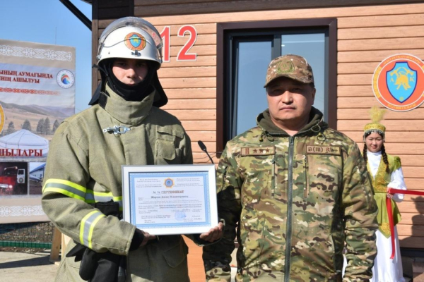 В селе Токуши открыт новый пункт пожаротушения