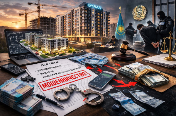 Двойные продажи в ЖК Qyran: дело на 8 миллиардов тенге передано в суд
