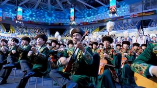 Кюй «Шернияз» и песня «Наурыз» прозвучали в исполнении 5 тысяч музыкантов в Астане Кюй «Шернияз» и песня «Наурыз» прозвучали в исполнении 5 тысяч музыкантов в Астане