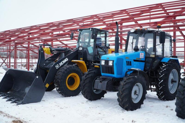 В Бурабайском районе ведется строительство крупной молочно-товарной фермы и завода по переработке молока