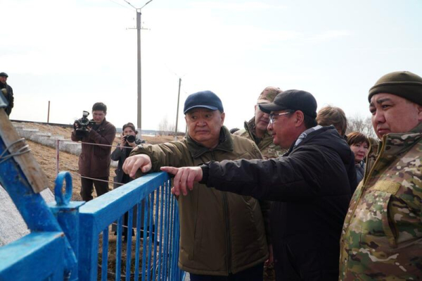 Аким Акмолинской области ознакомился с ходом противопаводковых мероприятий в г. Кокшетау Аким Акмолинской области ознакомился с ходом противопаводковых мероприятий в г. Кокшетау