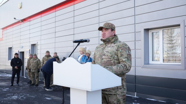 В Сарыозеке открыли обновлённую пожарную часть
