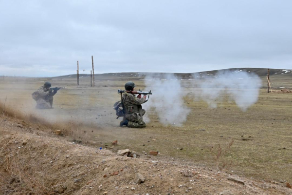 В Конаевском гарнизоне прошло ротное тактическое учение В Конаевском гарнизоне прошло ротное тактическое учение