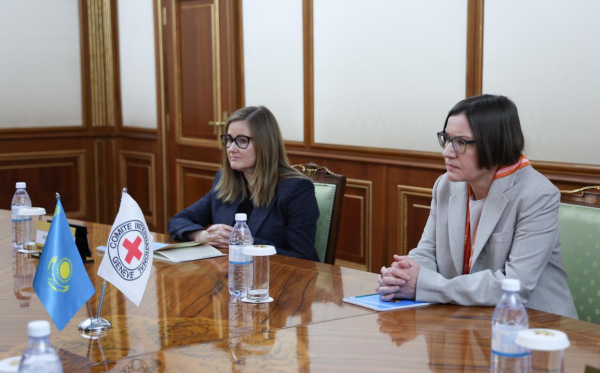 Министр обороны Казахстана встретился с главой Красного Креста