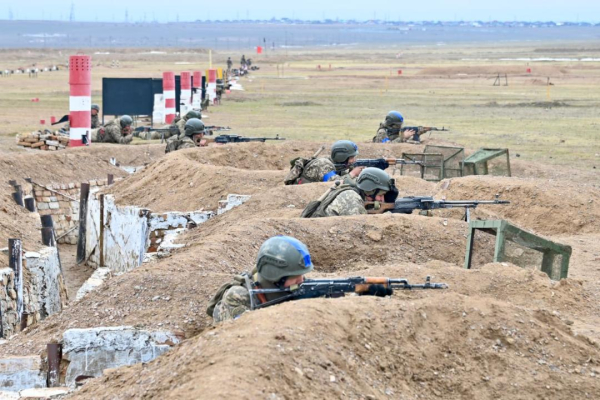 В Конаевском гарнизоне прошло ротное тактическое учение В Конаевском гарнизоне прошло ротное тактическое учение