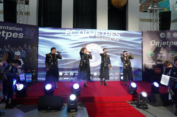 В ТРЦ Koksetau Mаll прошла презентация нового состава футбольной команды &laquo;Окжетпес&raquo;