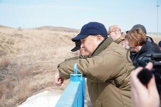 Аким Акмолинской области ознакомился с ходом противопаводковых мероприятий в г. Кокшетау Аким Акмолинской области ознакомился с ходом противопаводковых мероприятий в г. Кокшетау