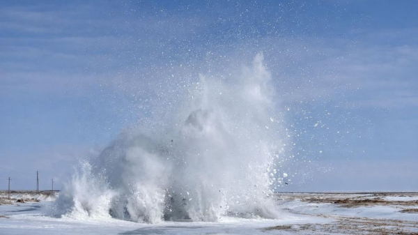 В Карагандинской области взрывают лёд: как регион готовится к паводкам В Карагандинской области взрывают лёд: как регион готовится к паводкам
