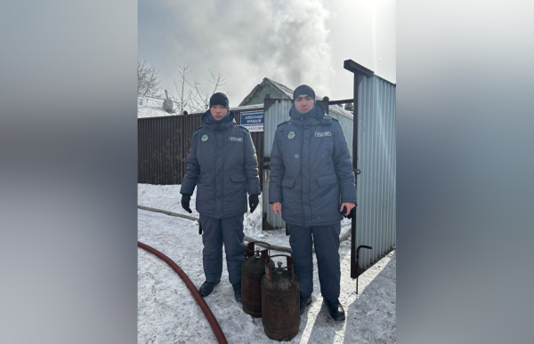 Военнослужащие Нацгвардии предотвратили взрыв при пожаре