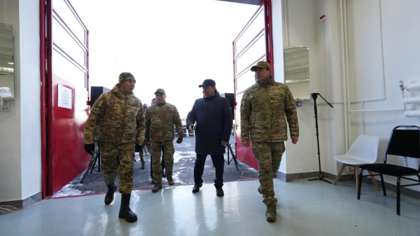 В Сарыозеке открыли обновлённую пожарную часть