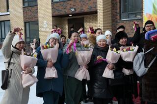 В г. Косшы вручены ключи от 40 квартир новосёлам