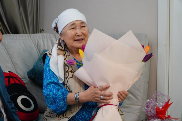 Поздравления с 8 Марта получили ветераны г. Кокшетау