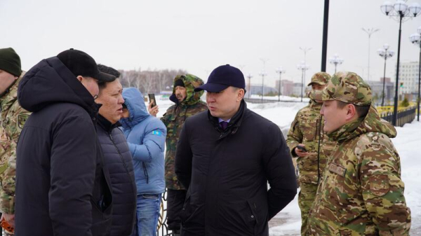 В Кокшетау проводятся взрывные работы в рамках противопаводковых мероприятий