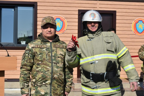 В селе Токуши открыт новый пункт пожаротушения