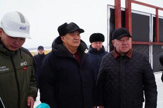 В Бурабайском районе ведется строительство крупной молочно-товарной фермы и завода по переработке молока