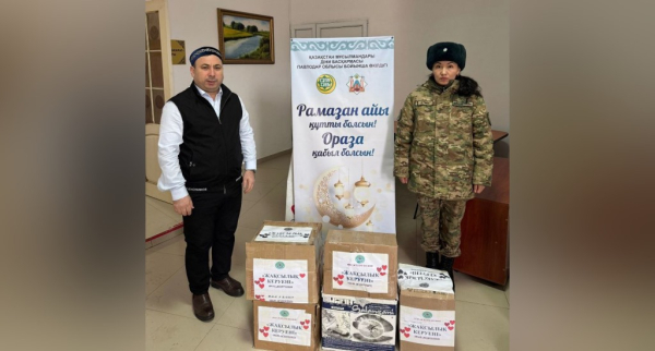 Военнослужащие провели благотворительную акцию в Павлодаре