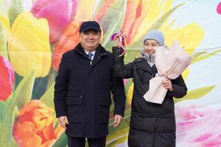 В г. Косшы вручены ключи от 40 квартир новосёлам