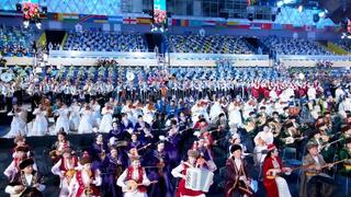 Кюй «Шернияз» и песня «Наурыз» прозвучали в исполнении 5 тысяч музыкантов в Астане Кюй «Шернияз» и песня «Наурыз» прозвучали в исполнении 5 тысяч музыкантов в Астане