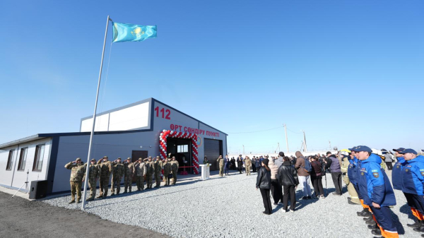 В Павлодарской области открыли новый пожарный пост