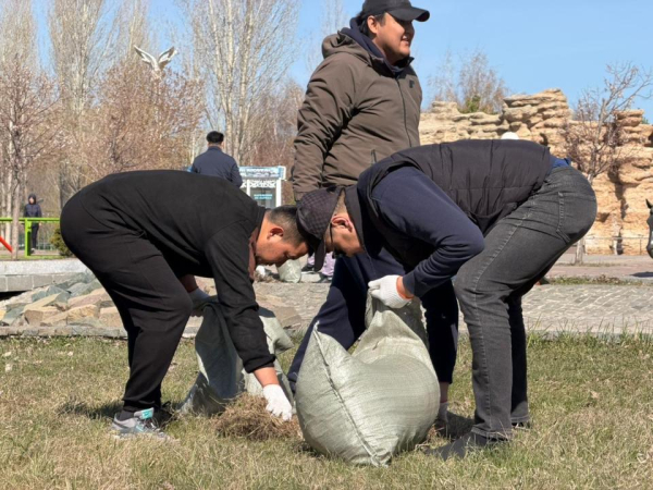 &laquo;Таза аула&raquo;: 40 тысяч человек вышли на уборку столицы