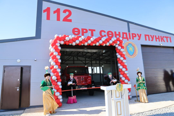 В Павлодарской области открыли новый пожарный пост