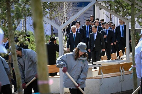 Токаев принял участие в экоации в Астане