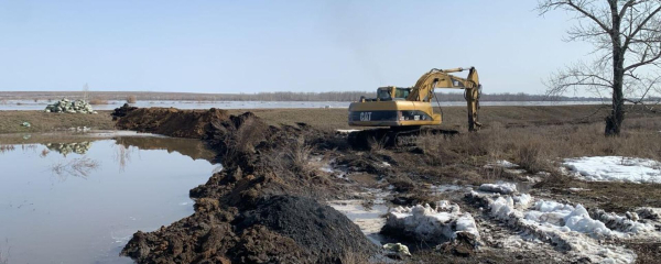 Плотину прорвало в Акмолинской области 