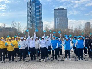 &laquo;Денсаулық &ndash; зор байлық&raquo;: в Астане пенсионеры провели оздоровительный флешмоб