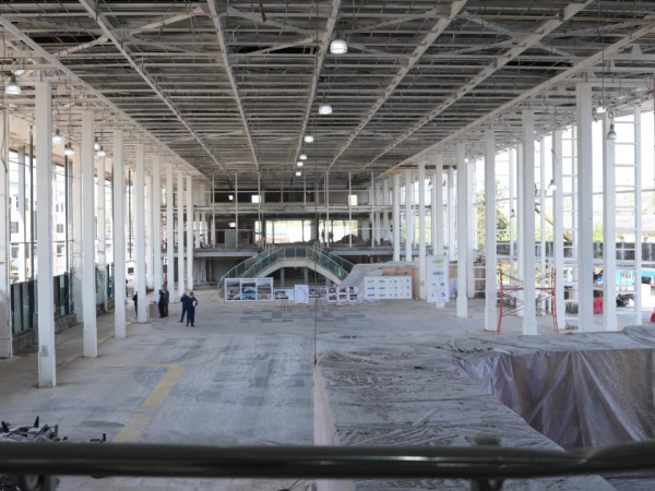 В Алматы продолжается реконструкция железнодорожного вокзала Алматы-1