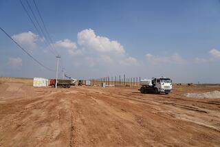 ТУРКЕСТАН: В САРЫАГАШЕ АКТИВНЫМИ ТЕМПАМИ ИДЕТ СТРОИТЕЛЬСТВО ИНДУСТРИАЛЬНОГО ПАРКА