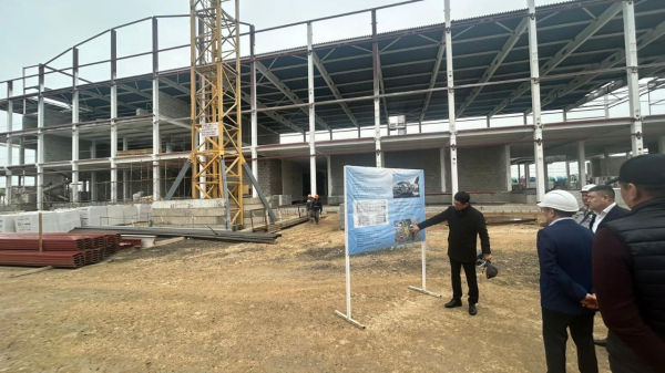 В Мангистау строят новый железнодорожный вокзал