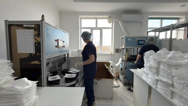 Респираторные и медицинские изделия производят в Шортандинском районе