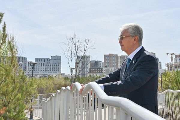 Токаев принял участие в экоации в Астане