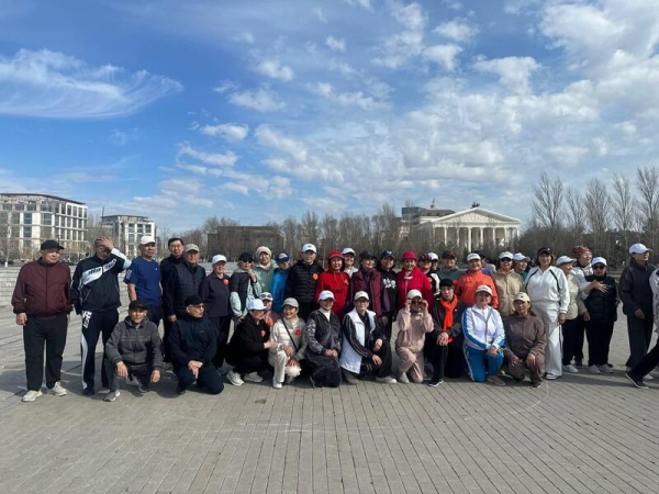 &laquo;Денсаулық &ndash; зор байлық&raquo;: в Астане пенсионеры провели оздоровительный флешмоб