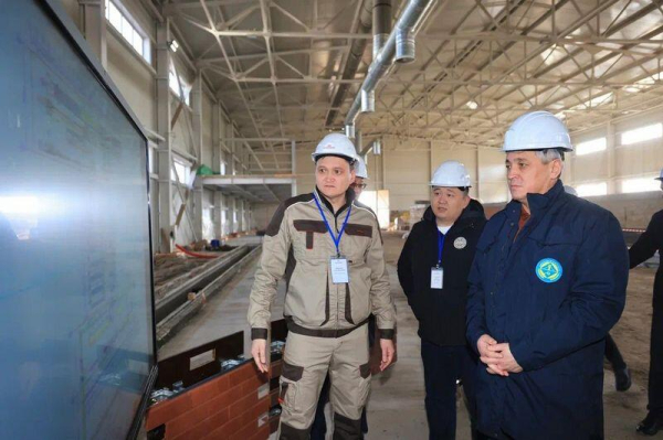 В Караганде строится завод по производству керамических изделий