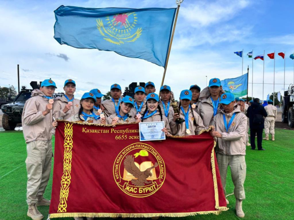 73 военно-патриотических класса &laquo;Жас бүркіт&raquo; функционируют под шефством Национальной гвардии