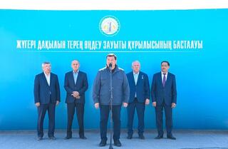 В Сырдарьинском районе начато строительство завода по глубокой переработке кукурузы В Сырдарьинском районе начато строительство завода по глубокой переработке кукурузы