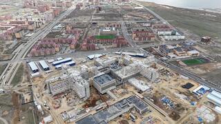 Крупные социальные объекты строятся в Кокшетау Крупные социальные объекты строятся в Кокшетау