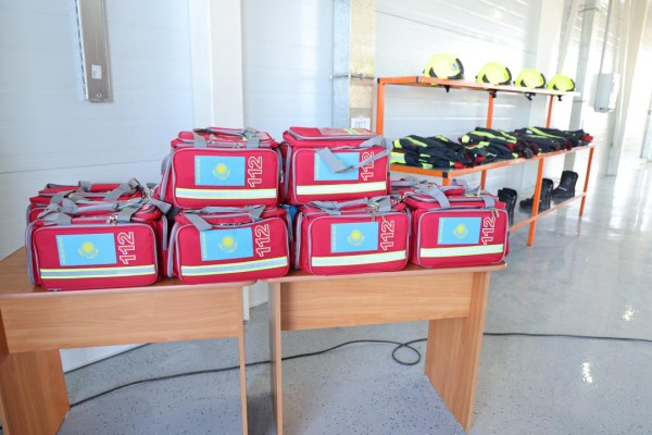 Пожарная часть в Атамекене впервые за 40 лет прошла реконструкцию