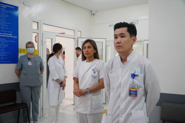 В Атбасарскую многопрофильную межрайонную больницу прибыли 18 врачей В Атбасарскую многопрофильную межрайонную больницу прибыли 18 врачей