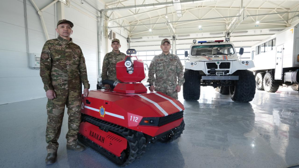 Пожарная часть в Атамекене впервые за 40 лет прошла реконструкцию